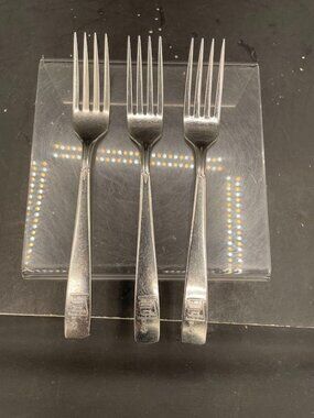 Lot of 3 Innkare Holiday Inn Vintage Forks Flatware Hotel Motel Souvenirs